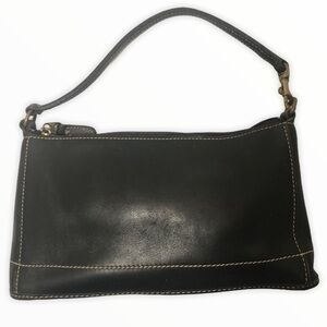 Coach black leather vintage mini bag 9311